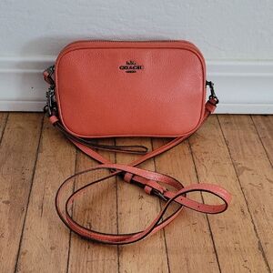 Coach Sadie Orange Crossbody Clutch